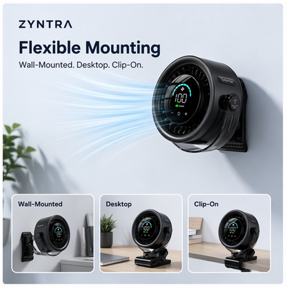 Zyntra™ Rechargable Clip-On Fan